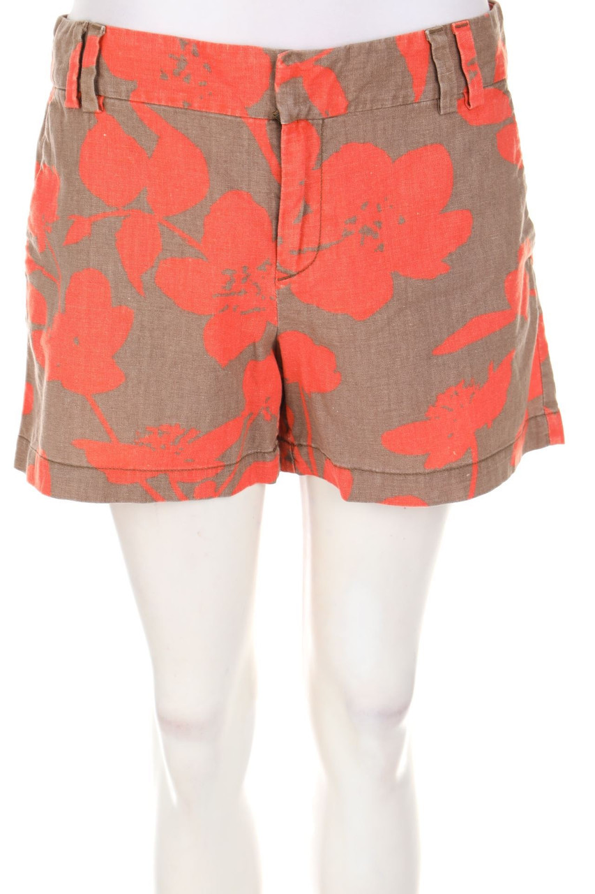 Ann Taylor LOFT - Shorts, Linen Mix with Flower Print - S