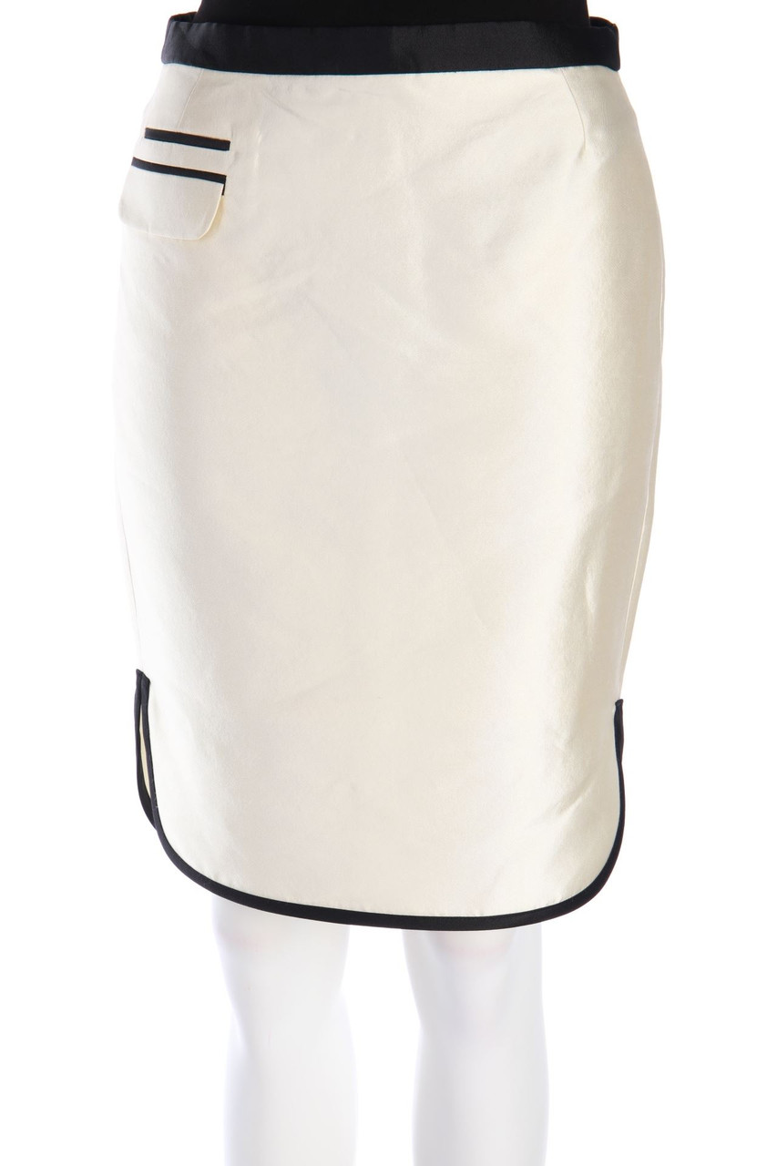 J.CREW - Pencil Skirt, Wool-Blend with Silk - D 34