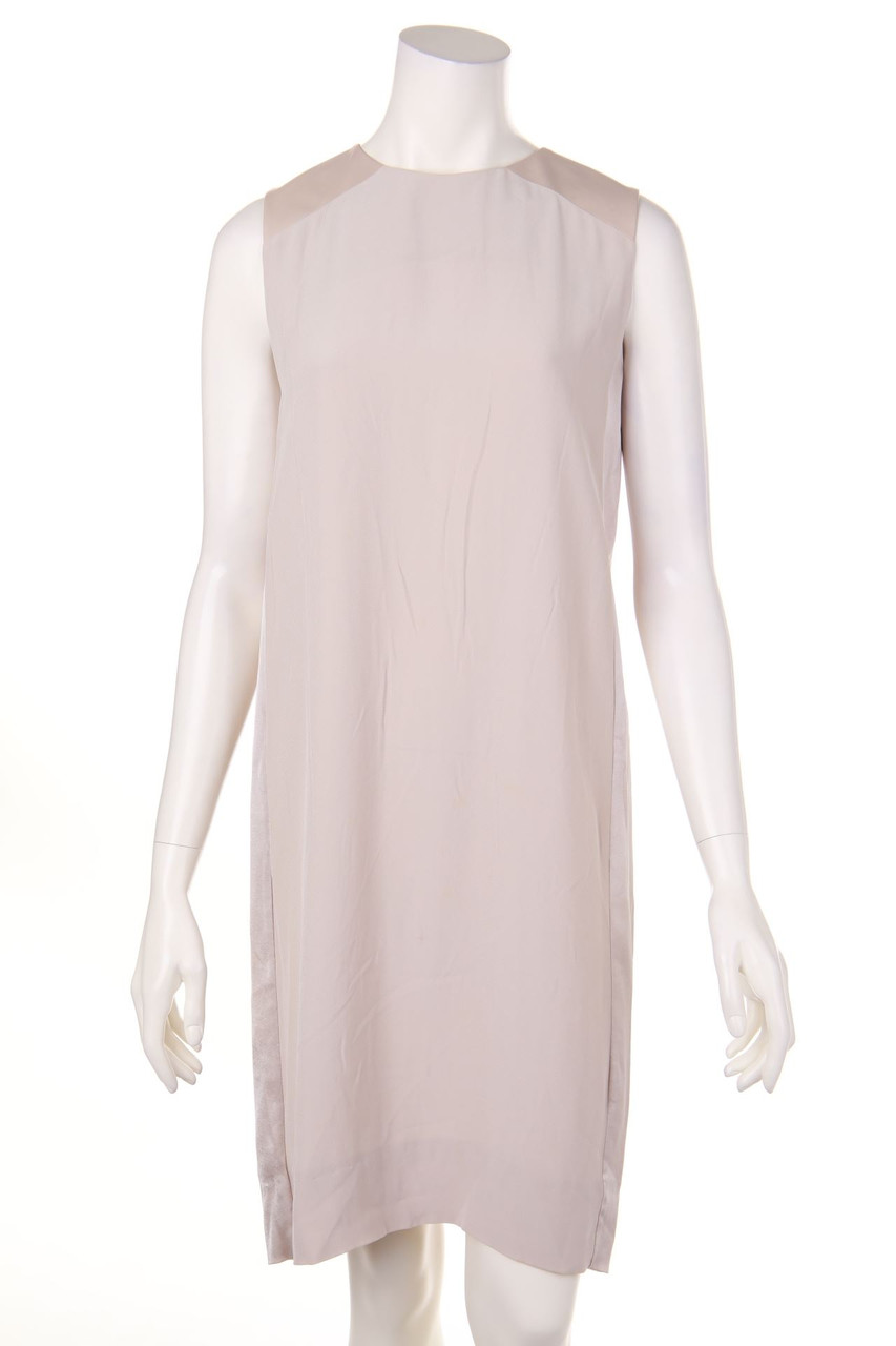 COS - Kleid mit Kunstleder-Details - D 38