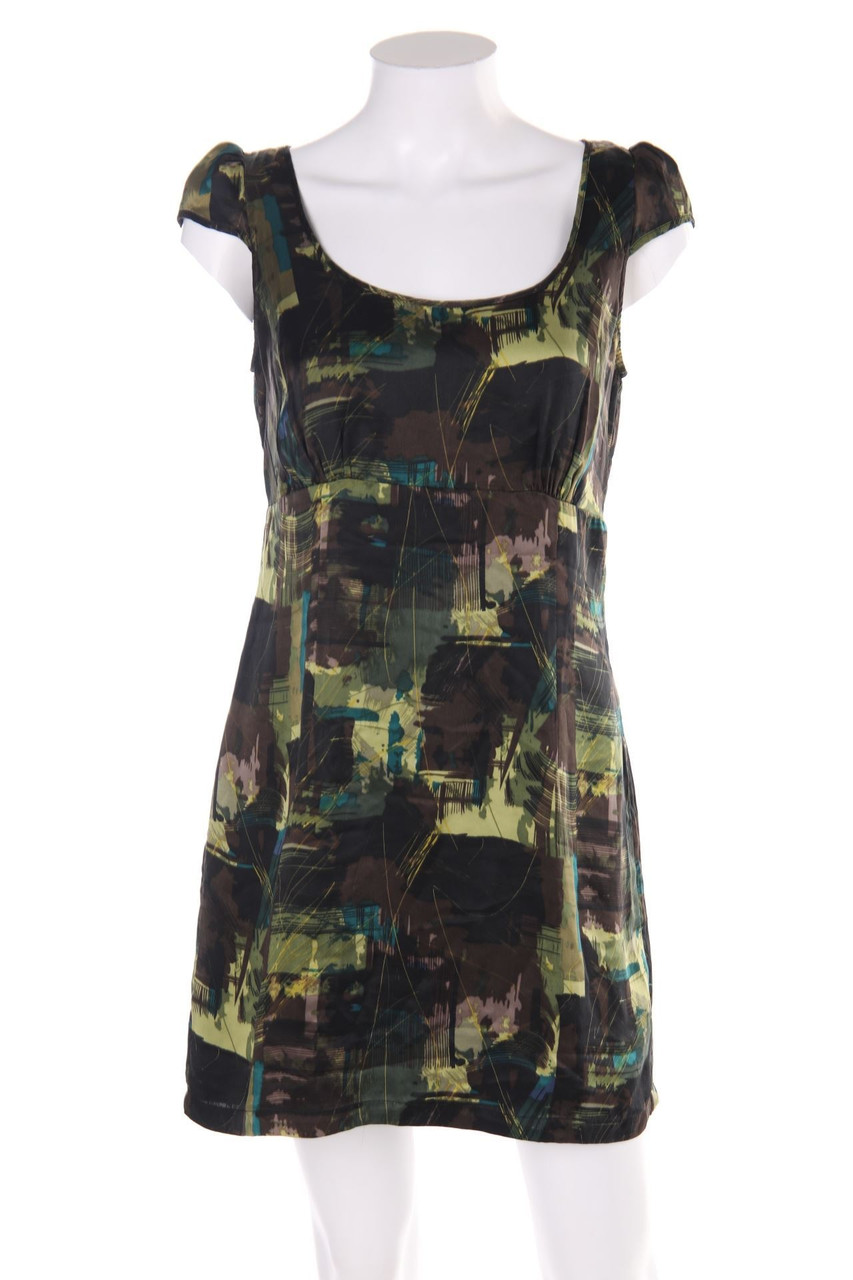 NEW LOOK - Seidenkleid mit Print - M