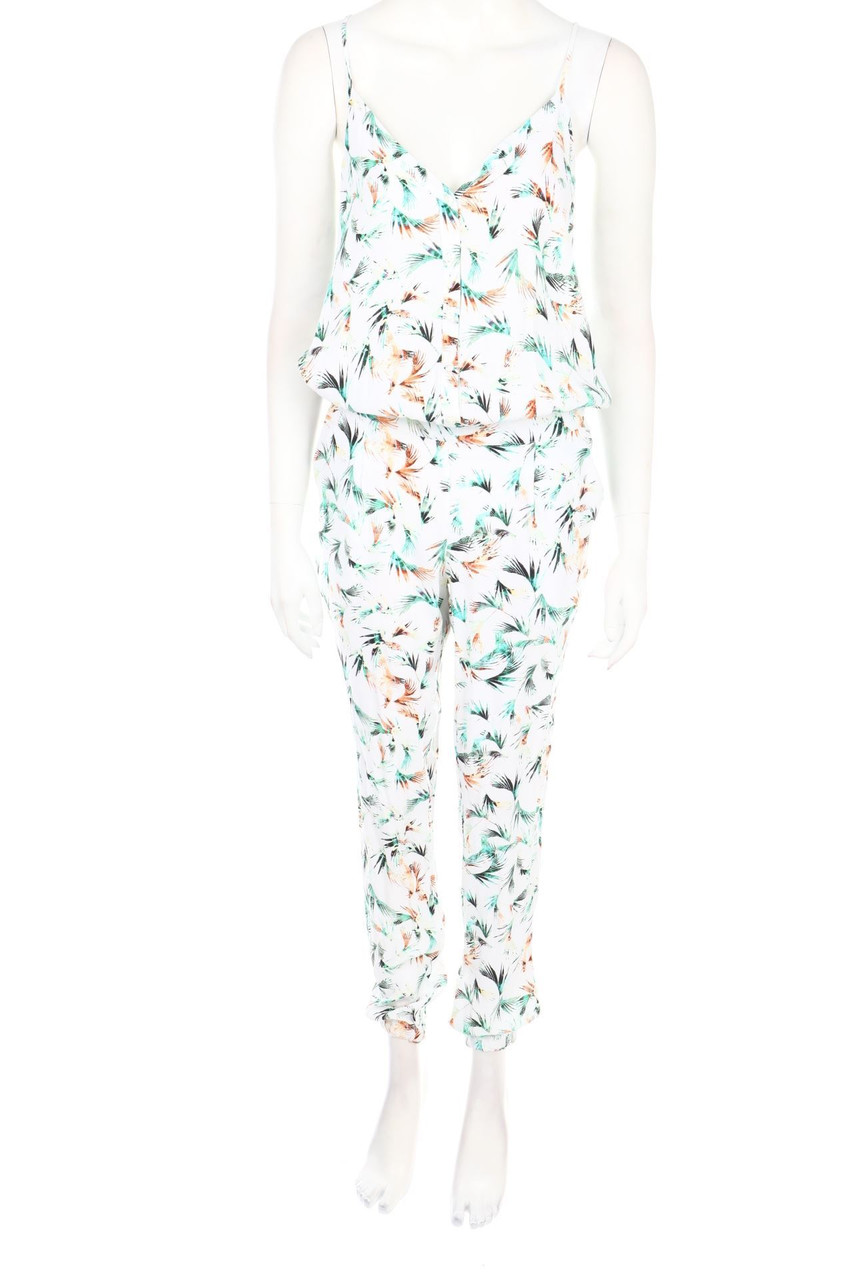 promod - Jumpsuit mit Tropical Print - S
