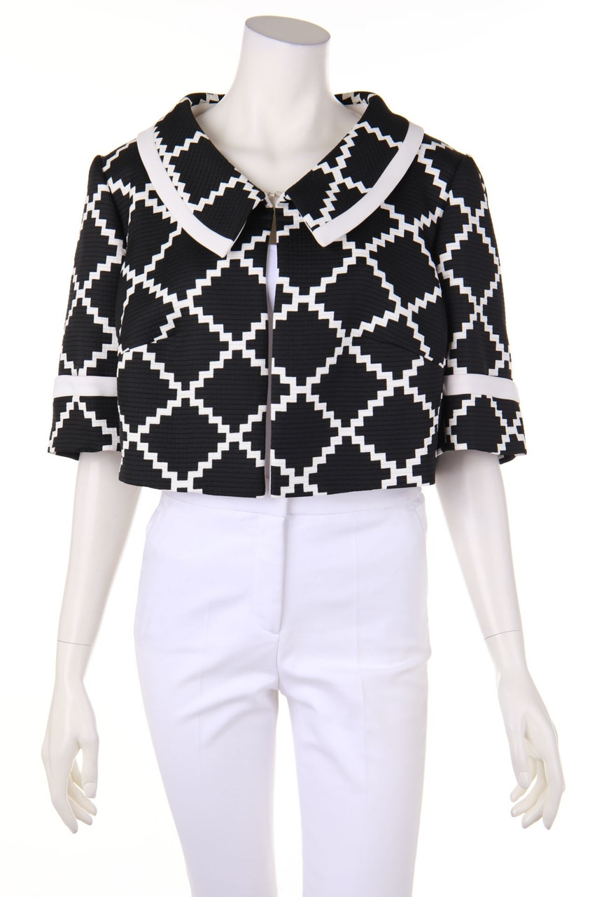 Jean Joulian - Cropped-Blazer mit Print - D 50