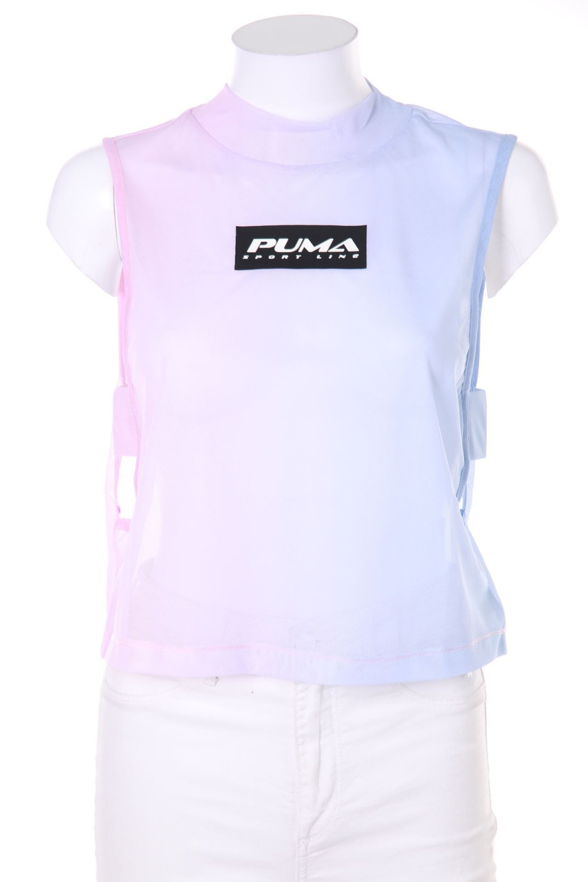 PUMA - Sport-Sport T-Shirt aus Mesh mit Cut-outs - D 38