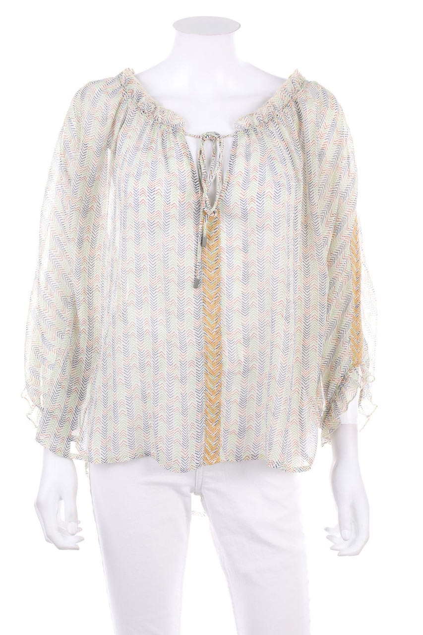 Pepe Jeans - Chiffon-Tunic Blouse with Print - M
