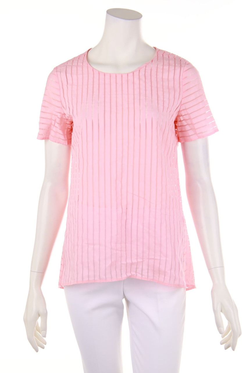 J.CREW - Shortsleeve Blouse with Stripes - D 38