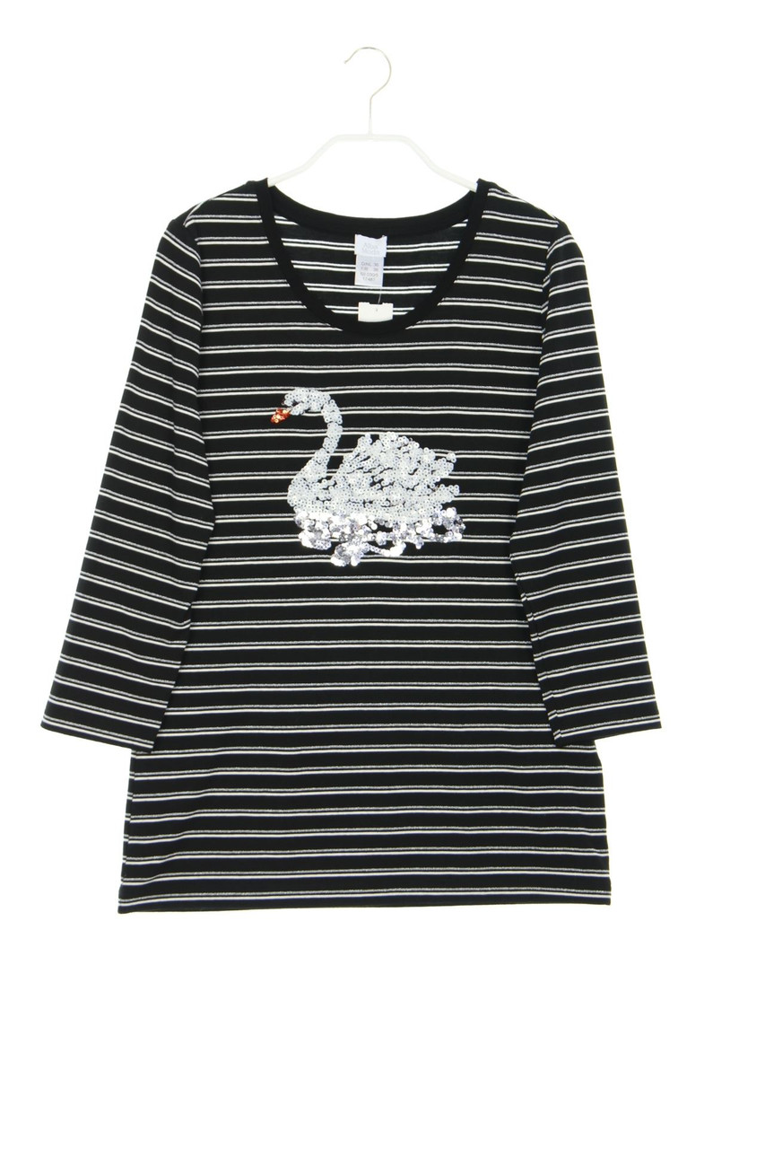 Alba Moda - Longsleeve-Shirt mit Pailletten - D 36