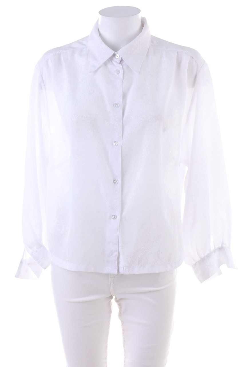 VINTAGE - Shirt Blouse with Paisley Print - D 48