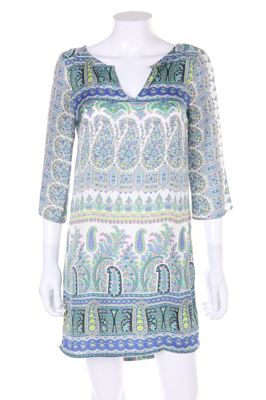 ZARA - Tunika-Bluse mit Print - S
