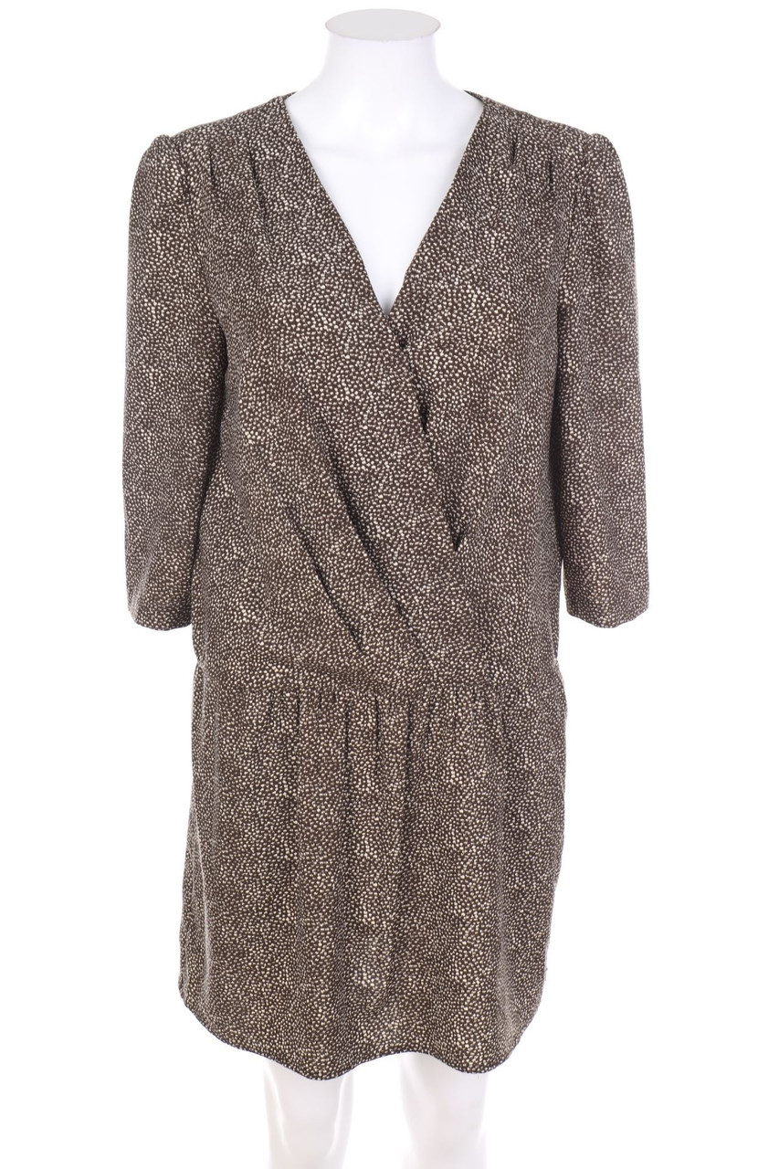 MAISON SCOTCH - Print-Kleid in Wickel-Optik - D 38