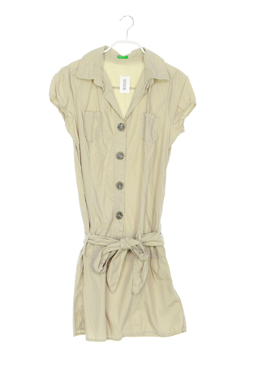 UNITED COLORS OF BENETTON - Dress, Cotton, Safari Style - S