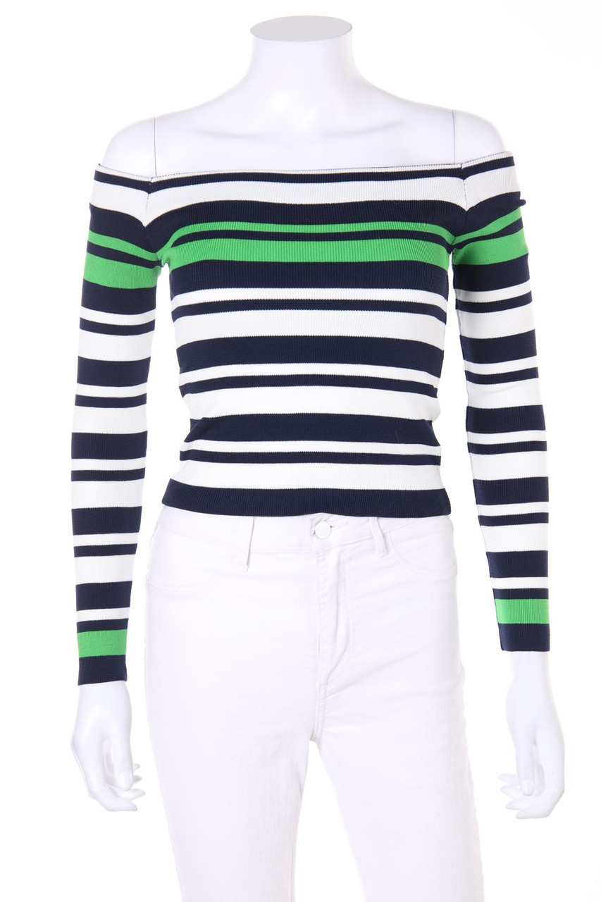 TOPSHOP - Longsleeve-Shirt with Stripes - D 36