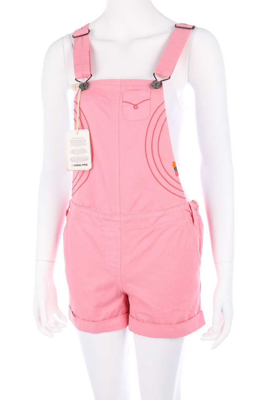 THINK PINK - Jeans-Latzhose mit Stickereien - S