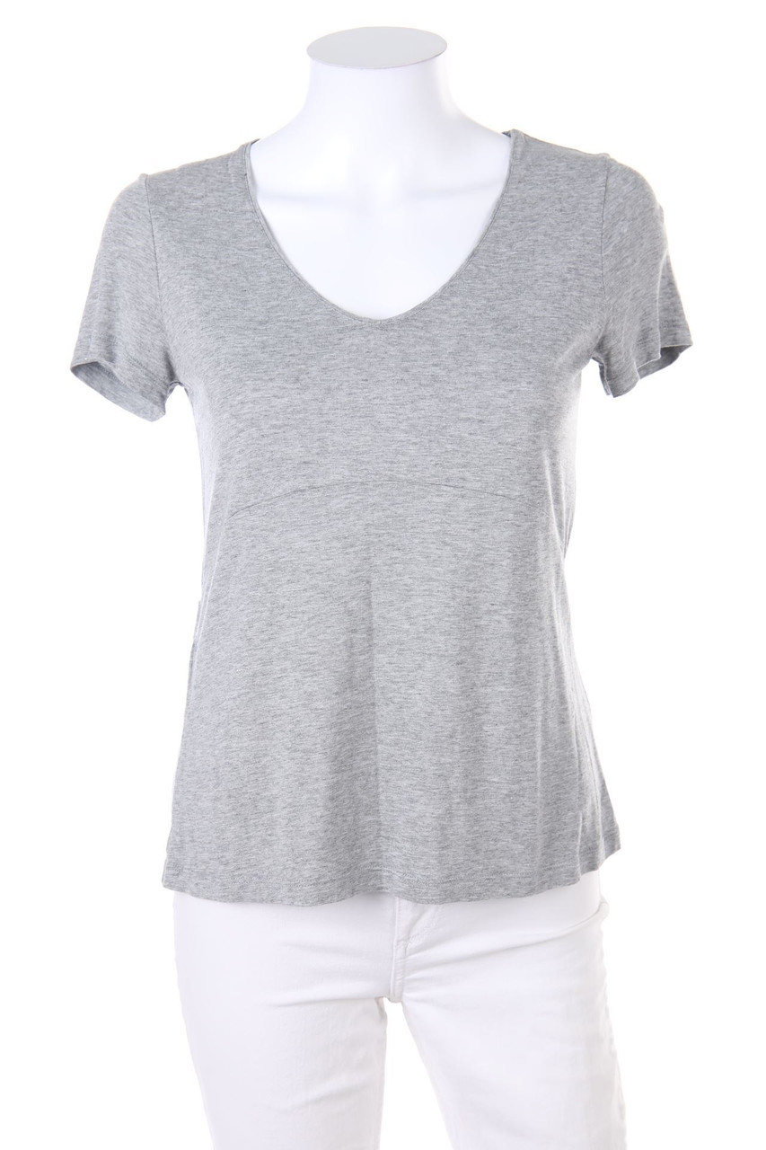 COMPTOIR DES COTONNIERS - Shortsleeve-Shirt with Metallic Effect - XS