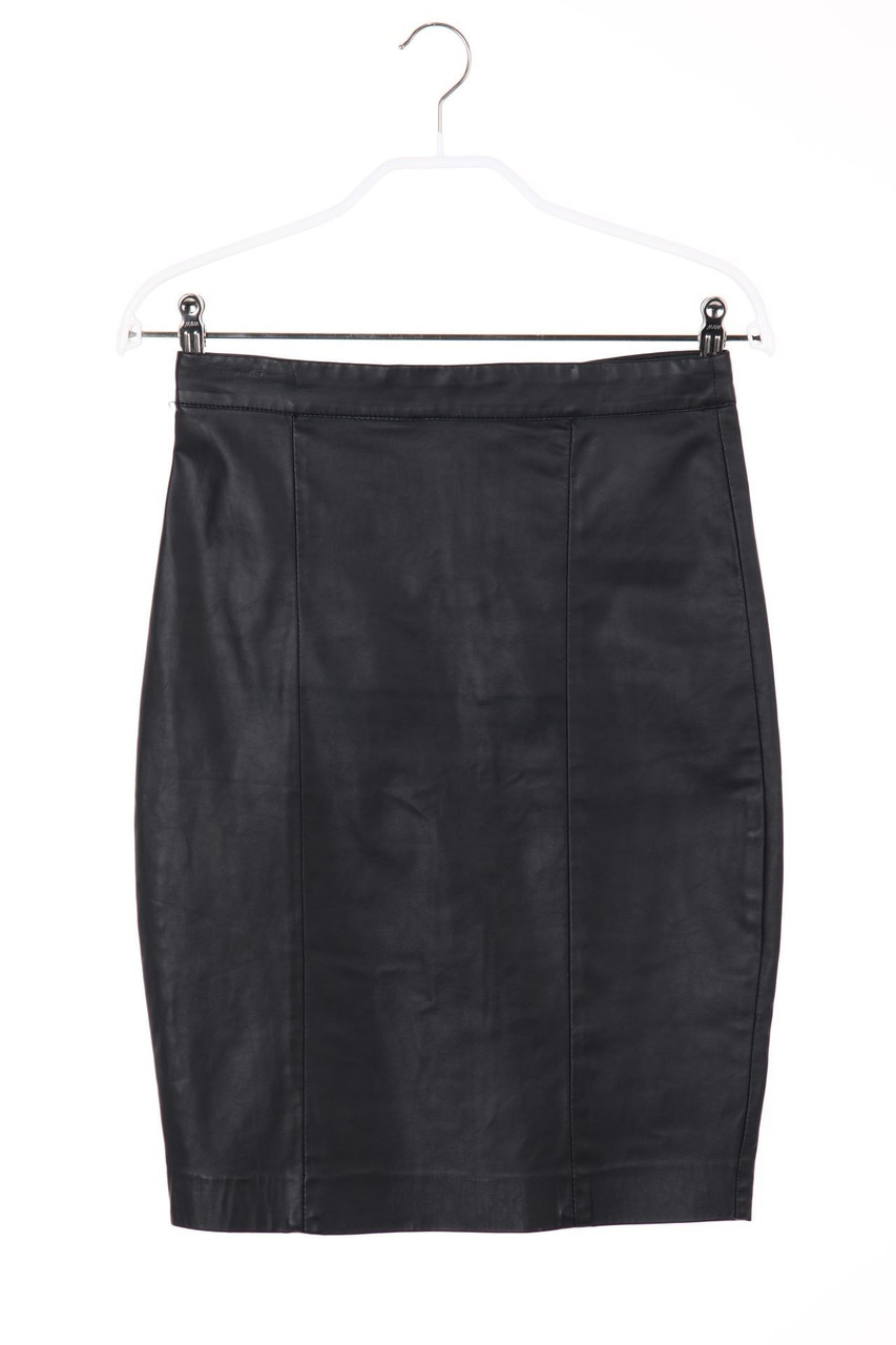 TOPSHOP - Faux Leather-Skirt - D 34