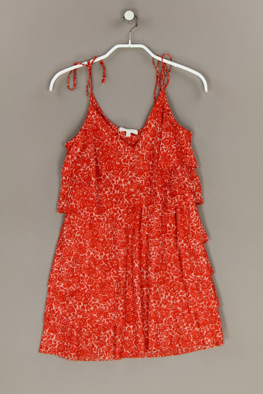 KOOKAI - Volants-Top im Layer Look mit Blumen-Print - D 36