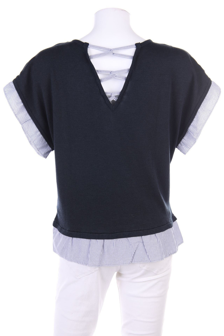 NAF NAF - Shirt aus Viskose-Mix mit Rückenausschnitt - XS