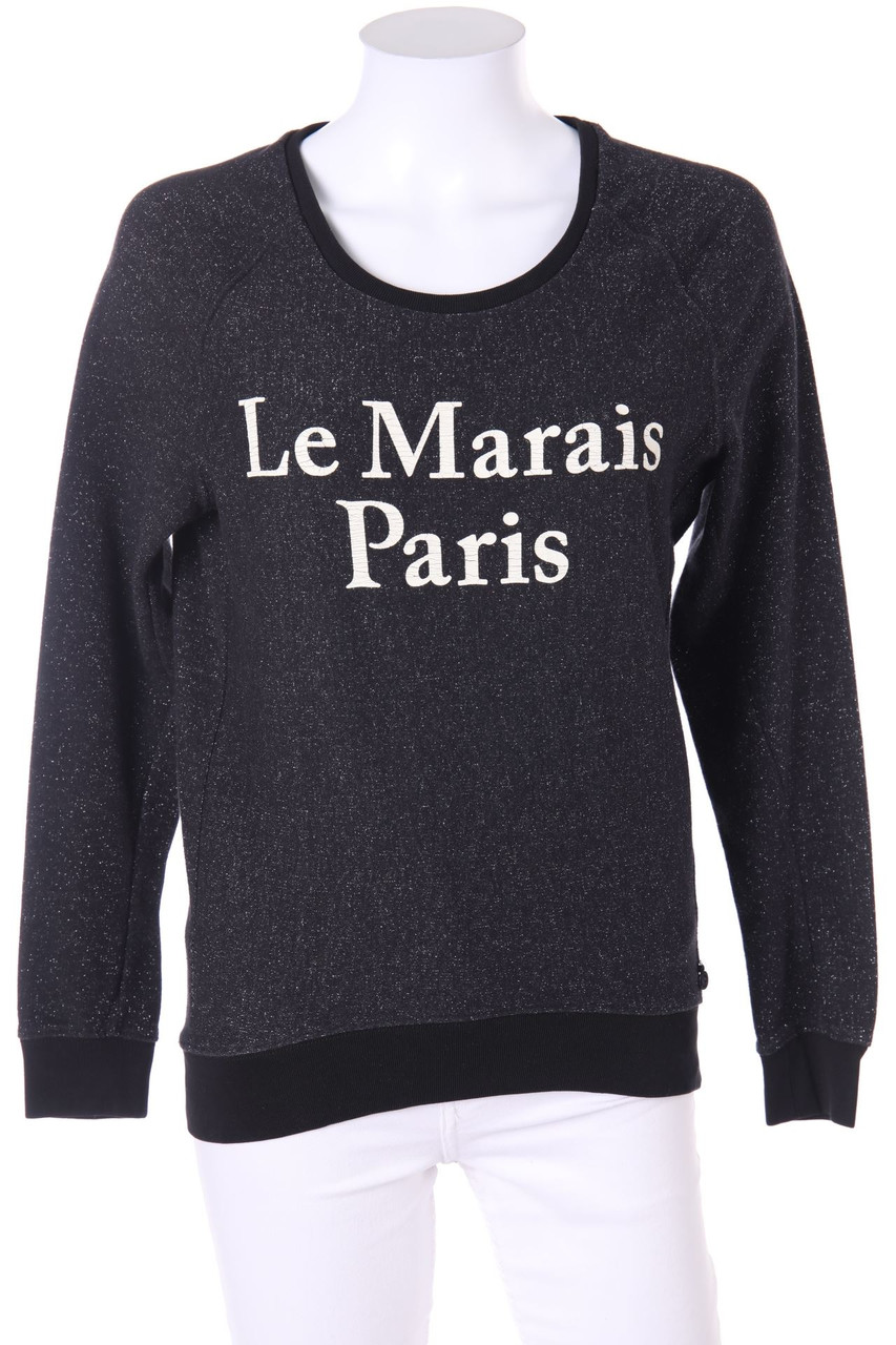 MAISON SCOTCH - Glitzer-Sweatshirt mit Print - D 34