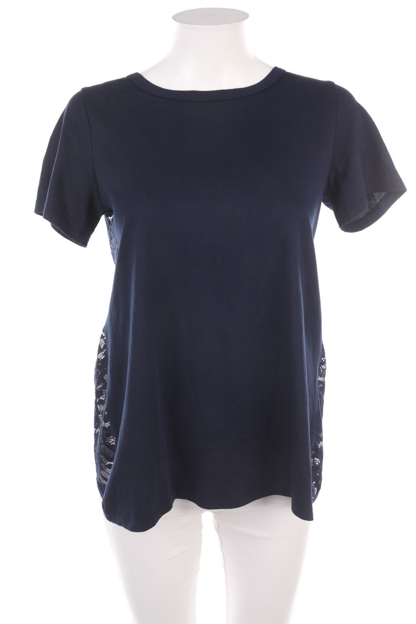 intimissimi - Kurzarm-Shirt im Layer Look mit Spitzen-Einsatz - M