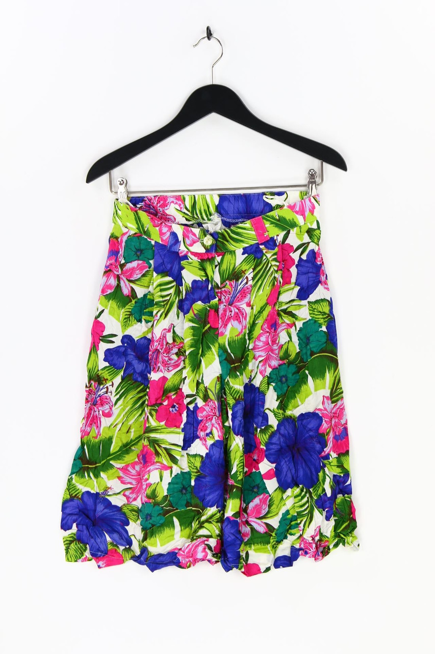 VINTAGE - Bermuda Shorts with floral print - D 38