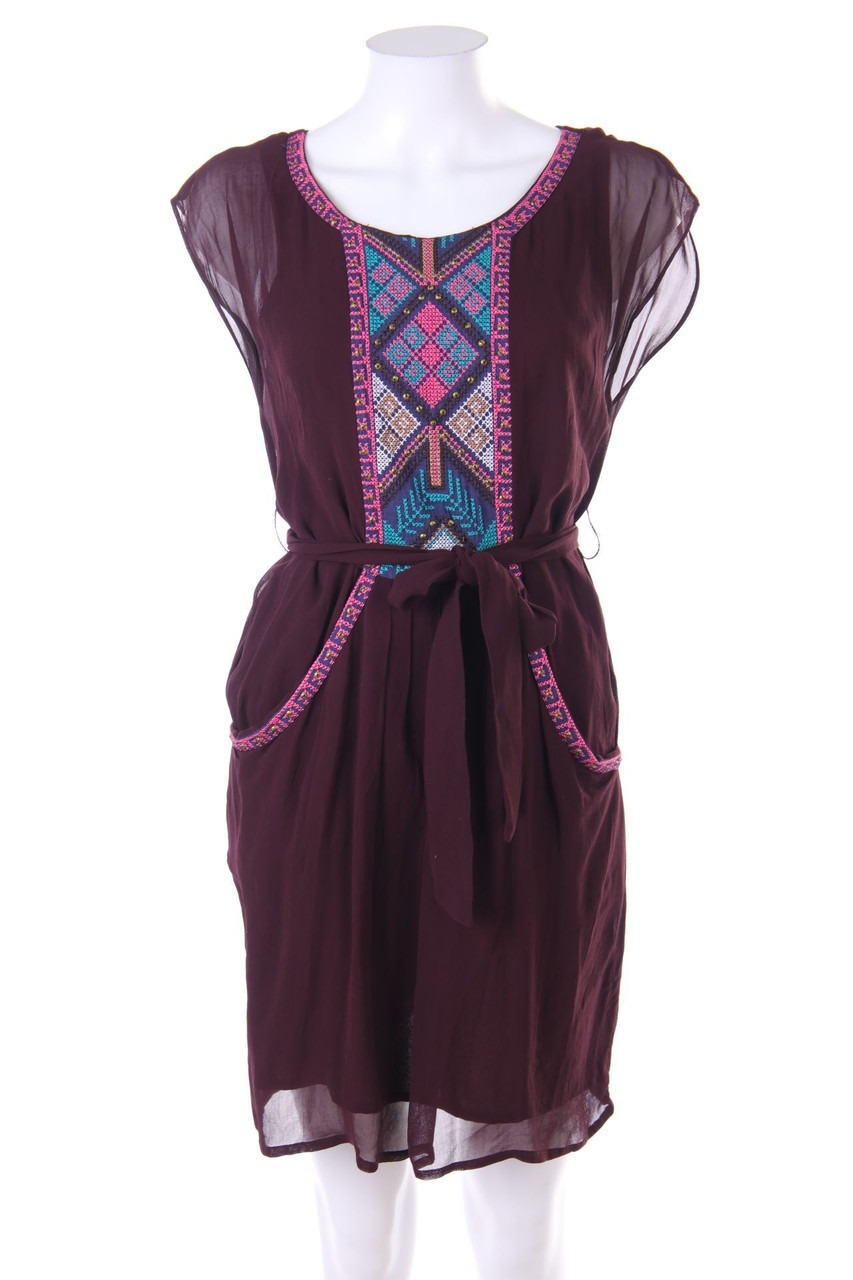 Derhy - Boho-dress with Embroideries - S