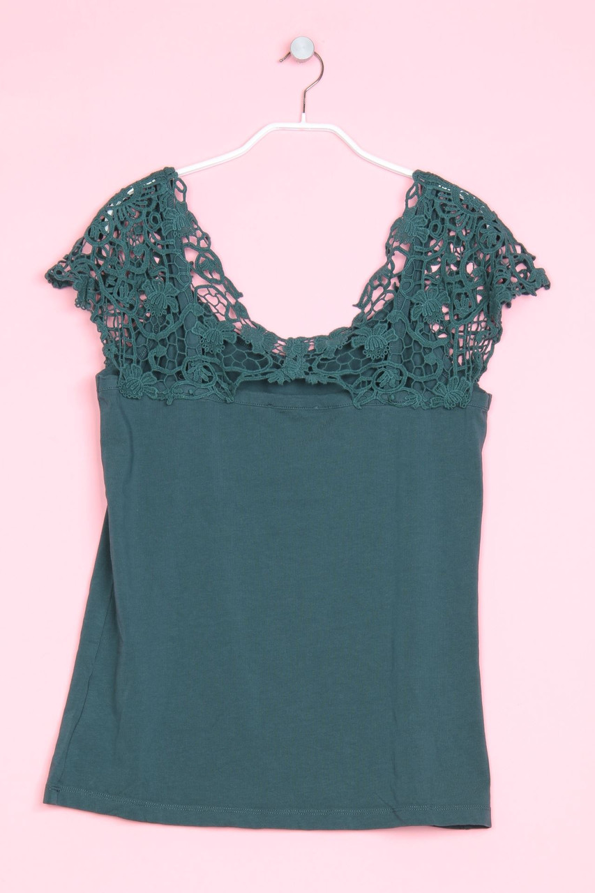 No Label - Shirt with Lace - D 38-40