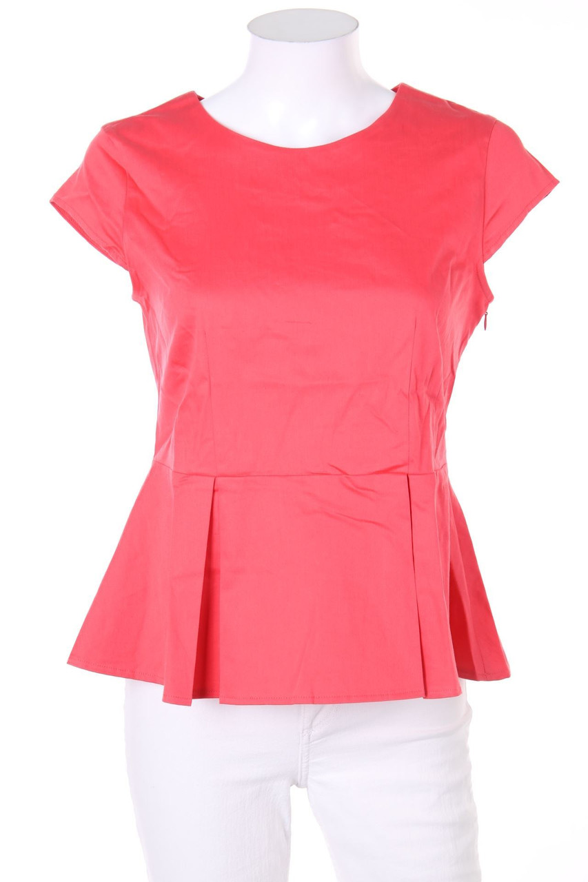 zalando collection - Kurzarm-Bluse mit Schößchen - M