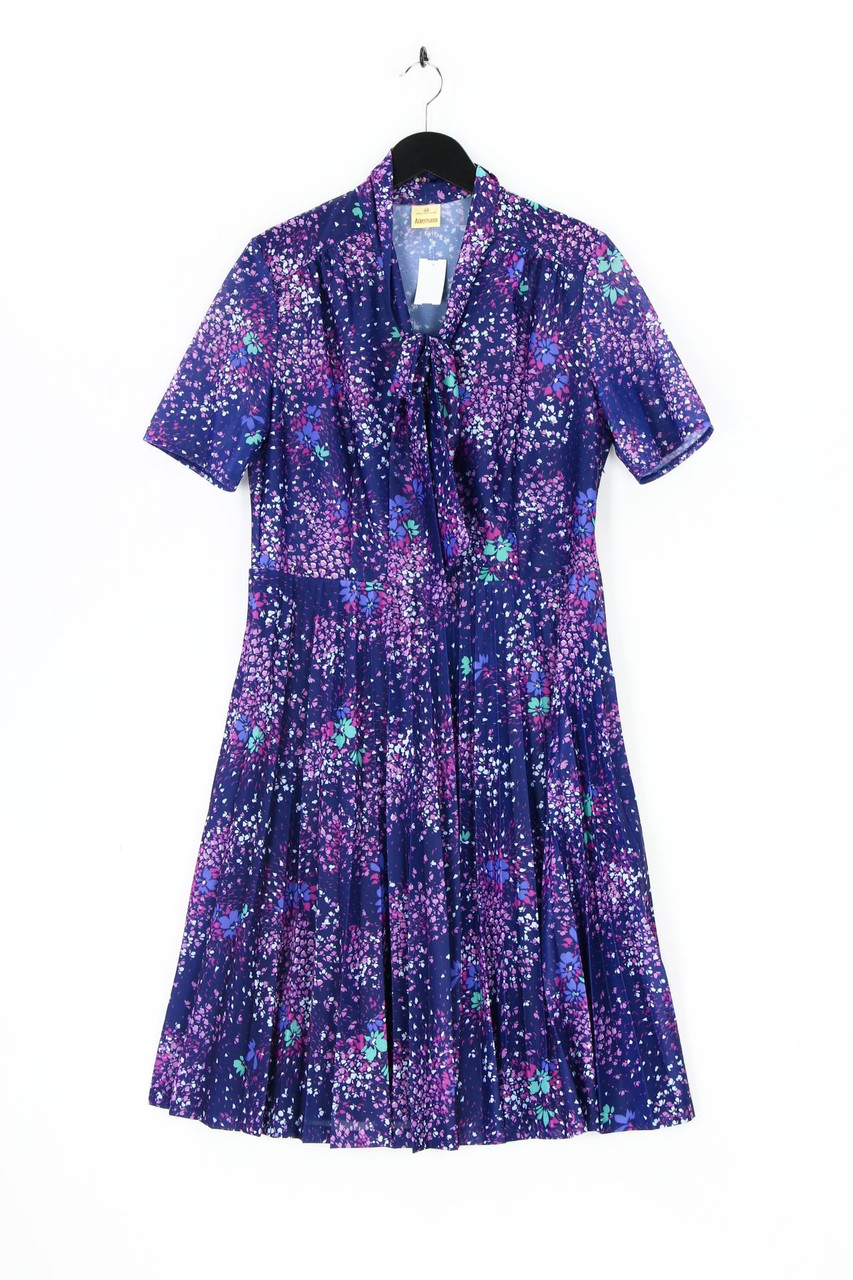 Ackermann - 70s-Vintage-dress with Flower Print - D 44
