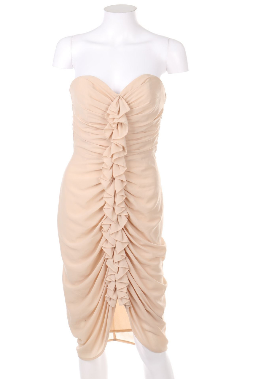 H&M - Chiffon-Abendkleid mit Raffungen - D 38