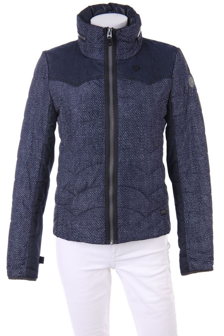 G-STAR - wattierte Jacke mit Kapuze - S