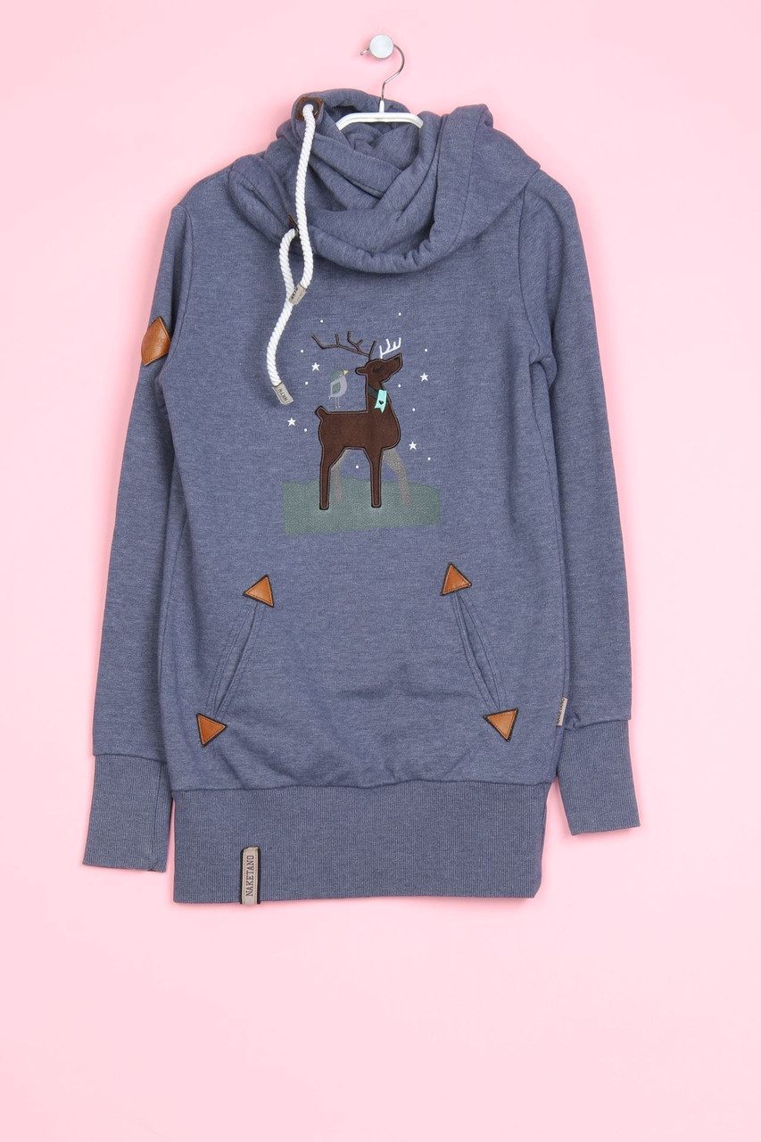 naketano deer hoodie