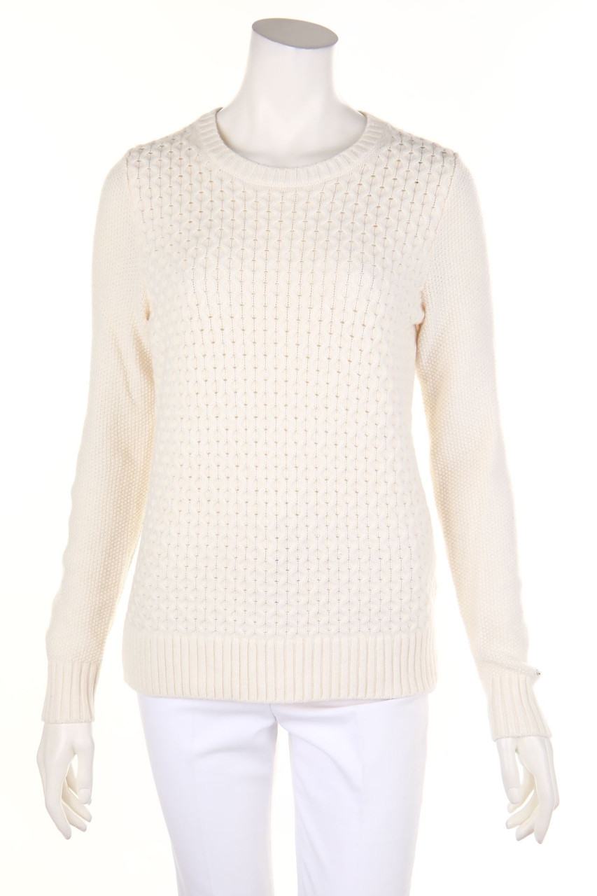 TOMMY HILFIGER - Strick-Pullover aus Woll-Mix mit Zipper - XS