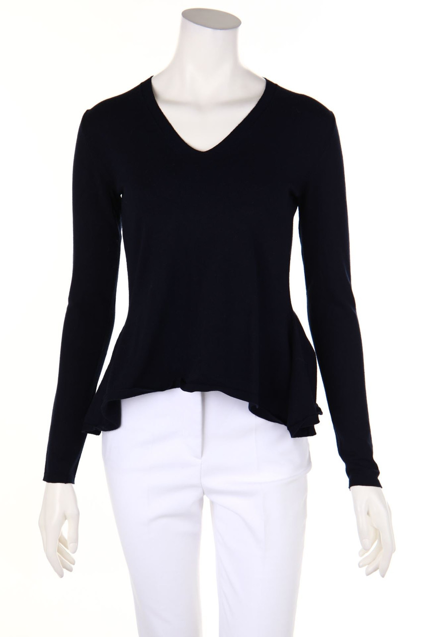 MAX&Co. - Strick-Pullover mit Schößchen - M