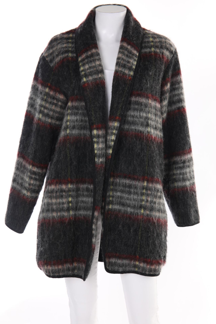 TOPSHOP - Winter Coat, Wool-Blend, Checked - D 34