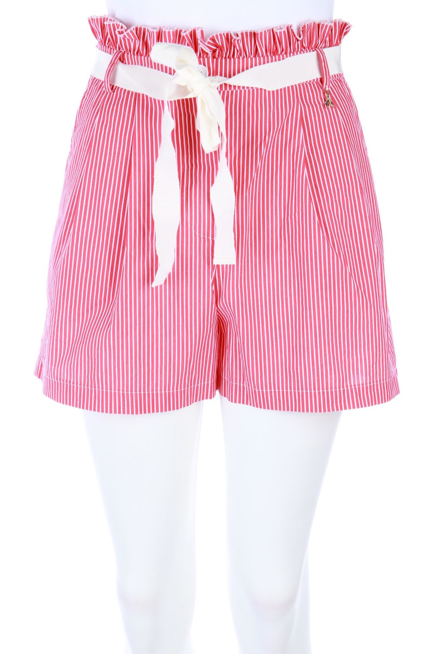 PATRIZIA PEPE - Shorts mit Streifen mit Logo-Applikation - D 38