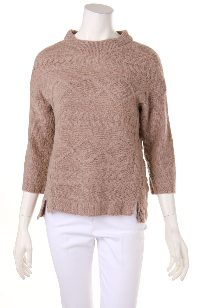 LUISA CERANO - Strick-Pullover mit Zopf-Muster - S