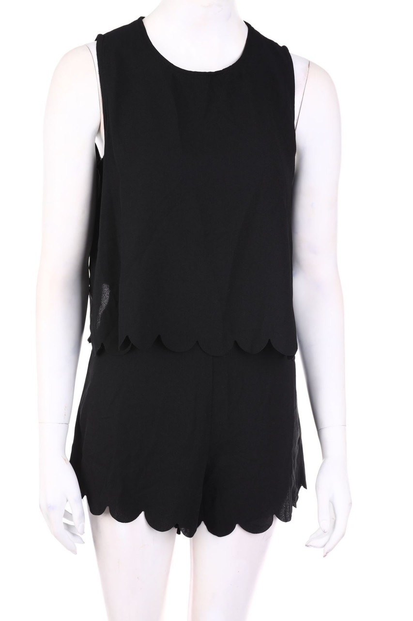 H&M - Playsuit im Layer Look mit Muschelsaum - D 38