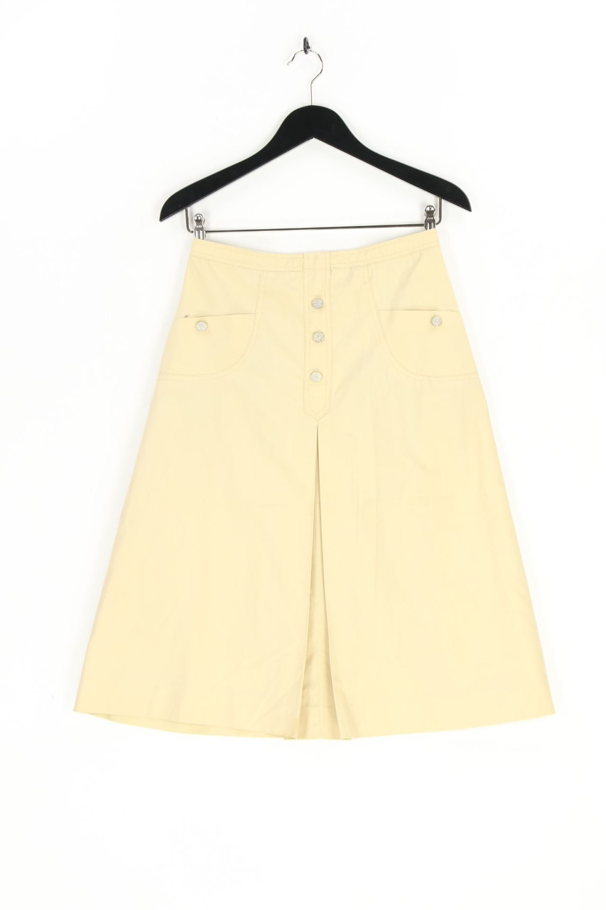 VINTAGE - 70s-Midi Skirt with Crease - S