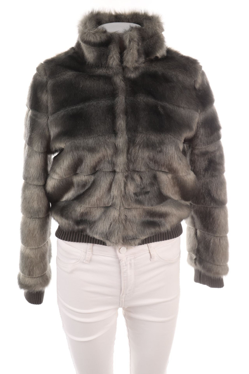 H&M DIVIDED - Fake Fur-Jacke - D 38