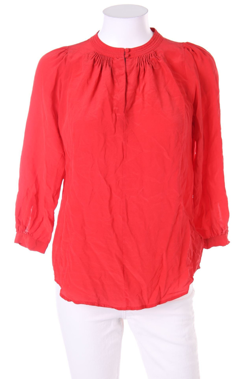 Madewell - Silk Blouse with Ruffles - XS
