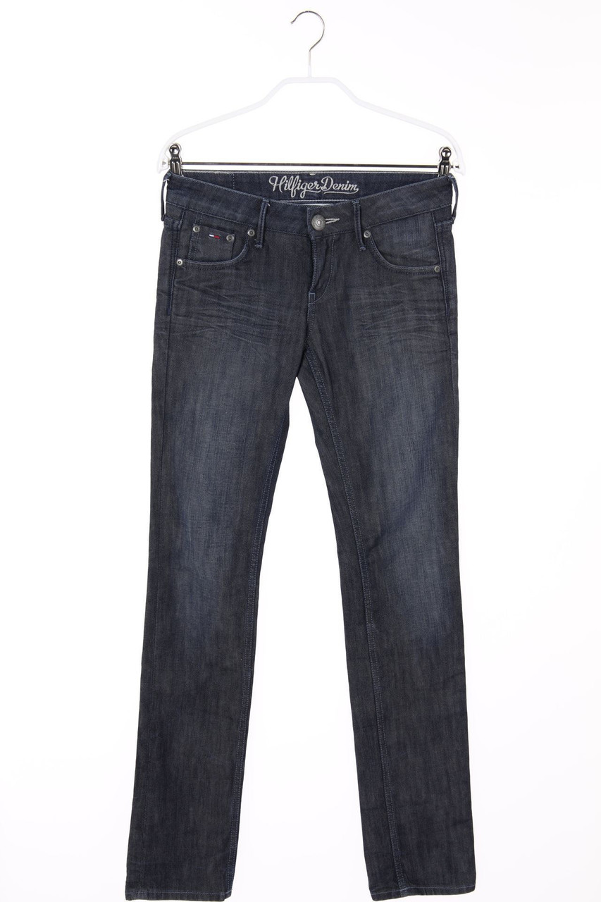 Hilfiger Denim - Used Look Skinny-Jeans mit Logo-Patch - M