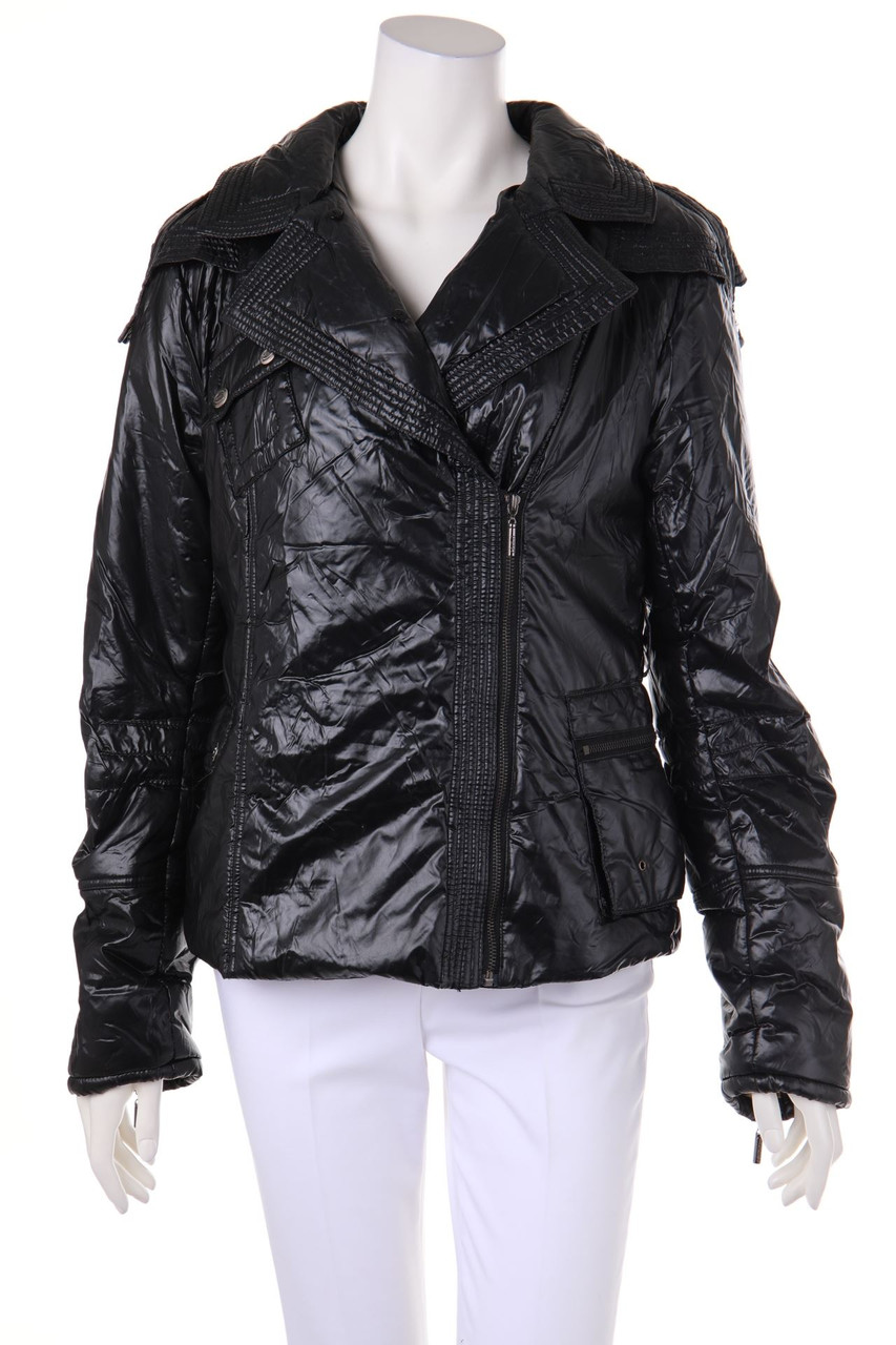 Just cavalli - wattierte Jacke mit Logo-Applikation - XL