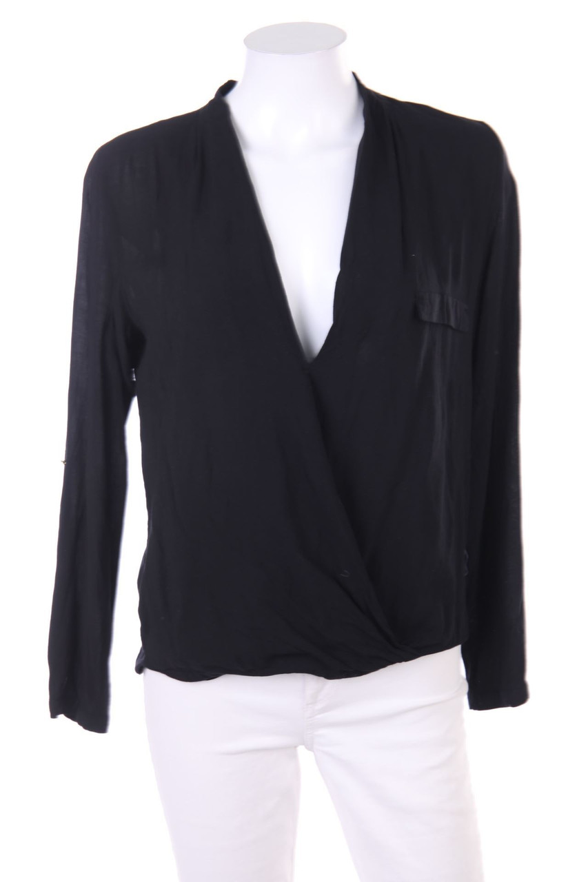 ZARA WOMAN - Bluse mit tiefem Ausschnitt - S