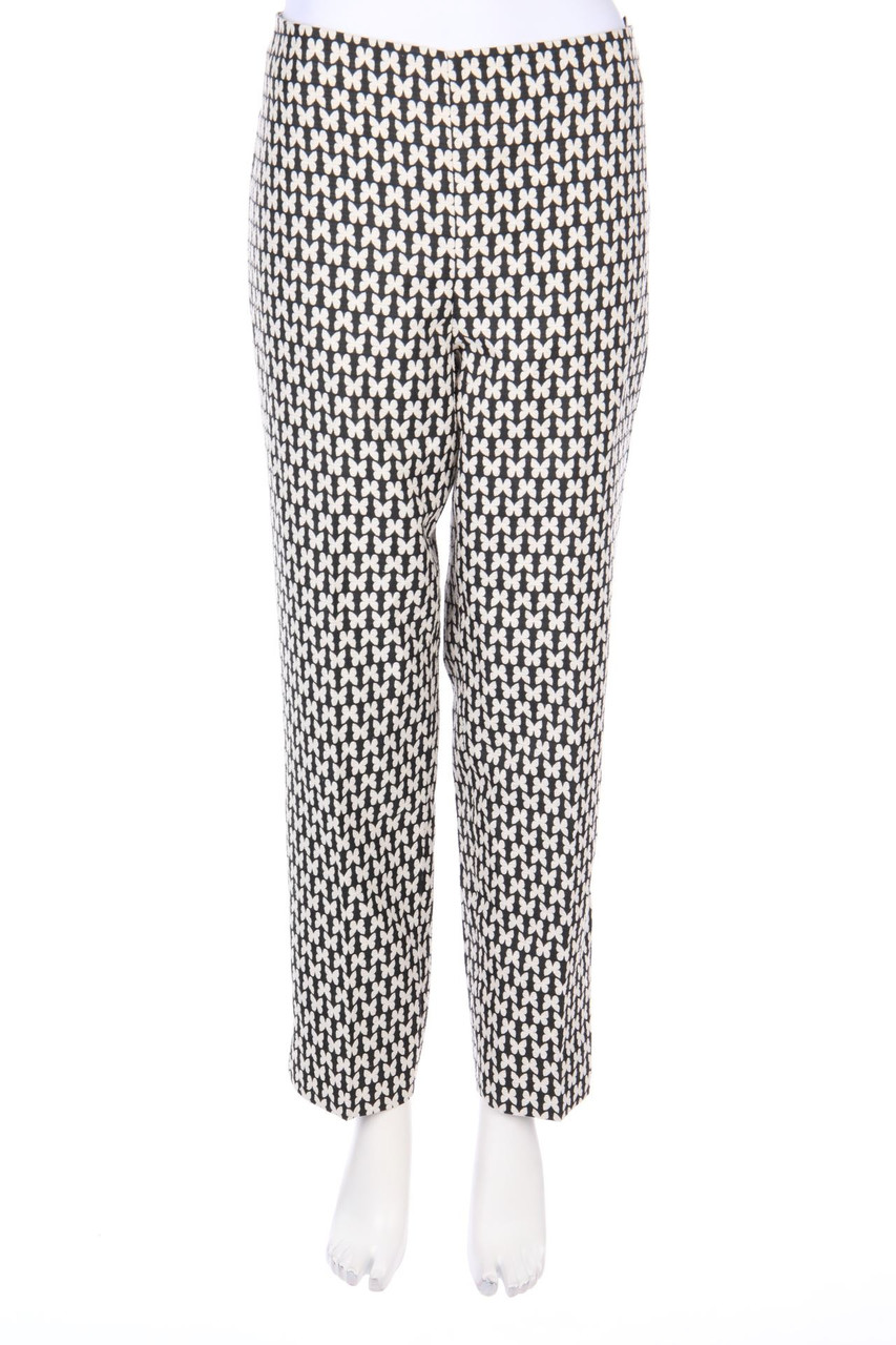 TALBOTS&#x20;-&#x20;Hose&#x20;mit&#x20;Print&#x20;mit&#x20;Metallic-Effekt&#x20;-&#x20;D&#x20;46