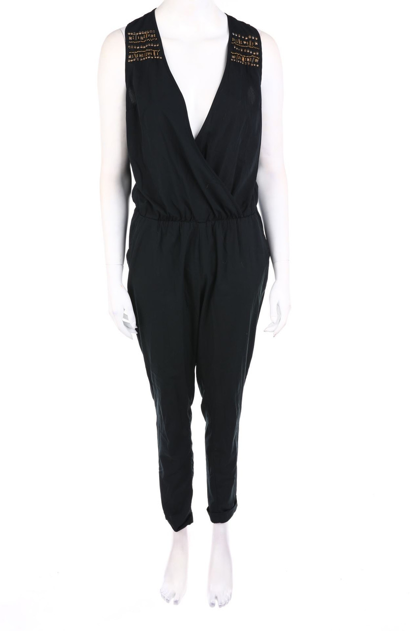 Pimkie - Jumpsuit mit Schmuckstein-Applikation - M