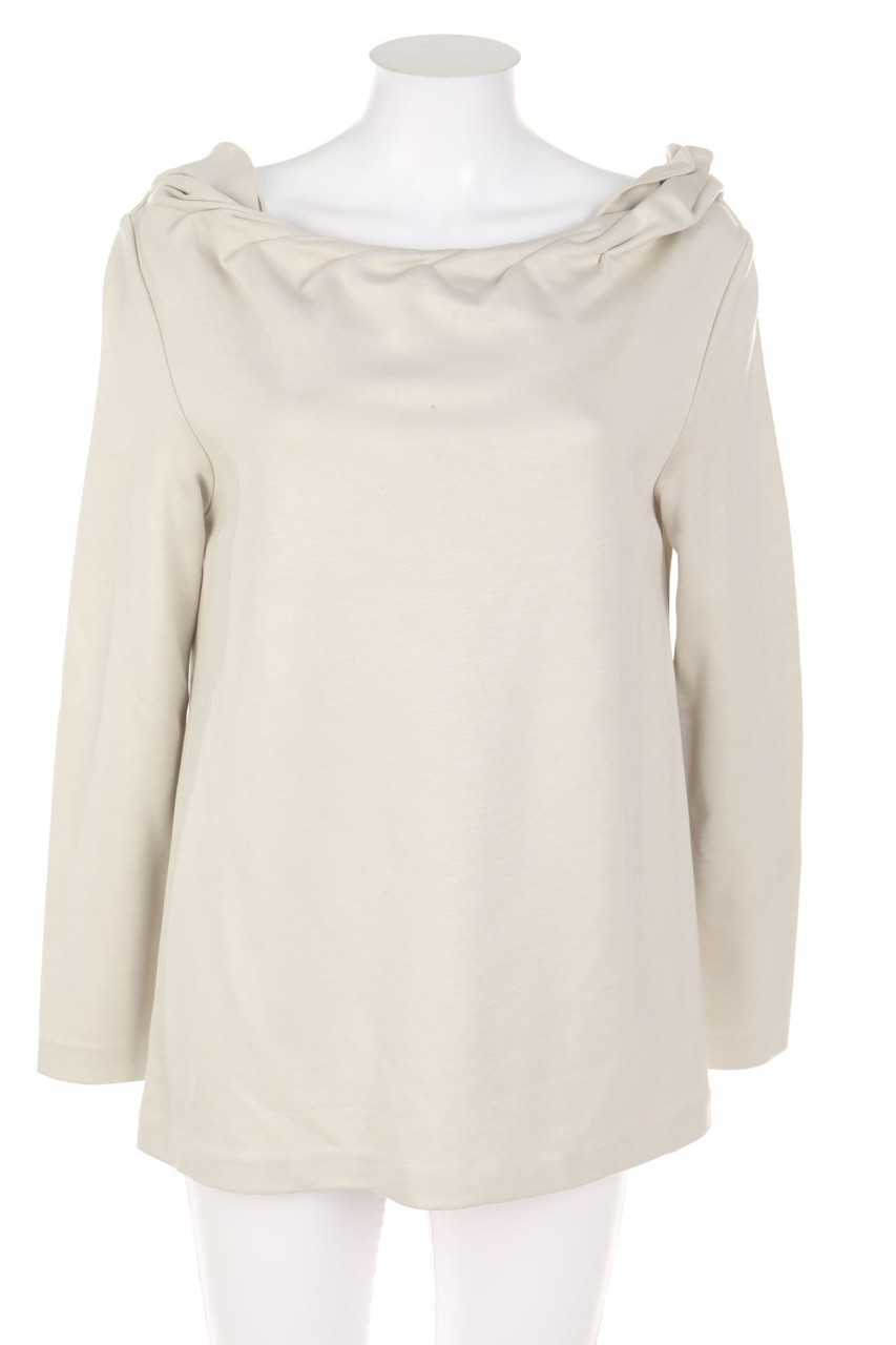 COS - Sweatshirt mit Raffungen - S