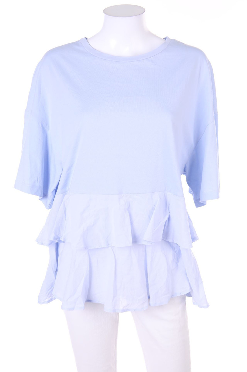 H&M - Oversize-Kurzarm-Shirt im Layer Look - M