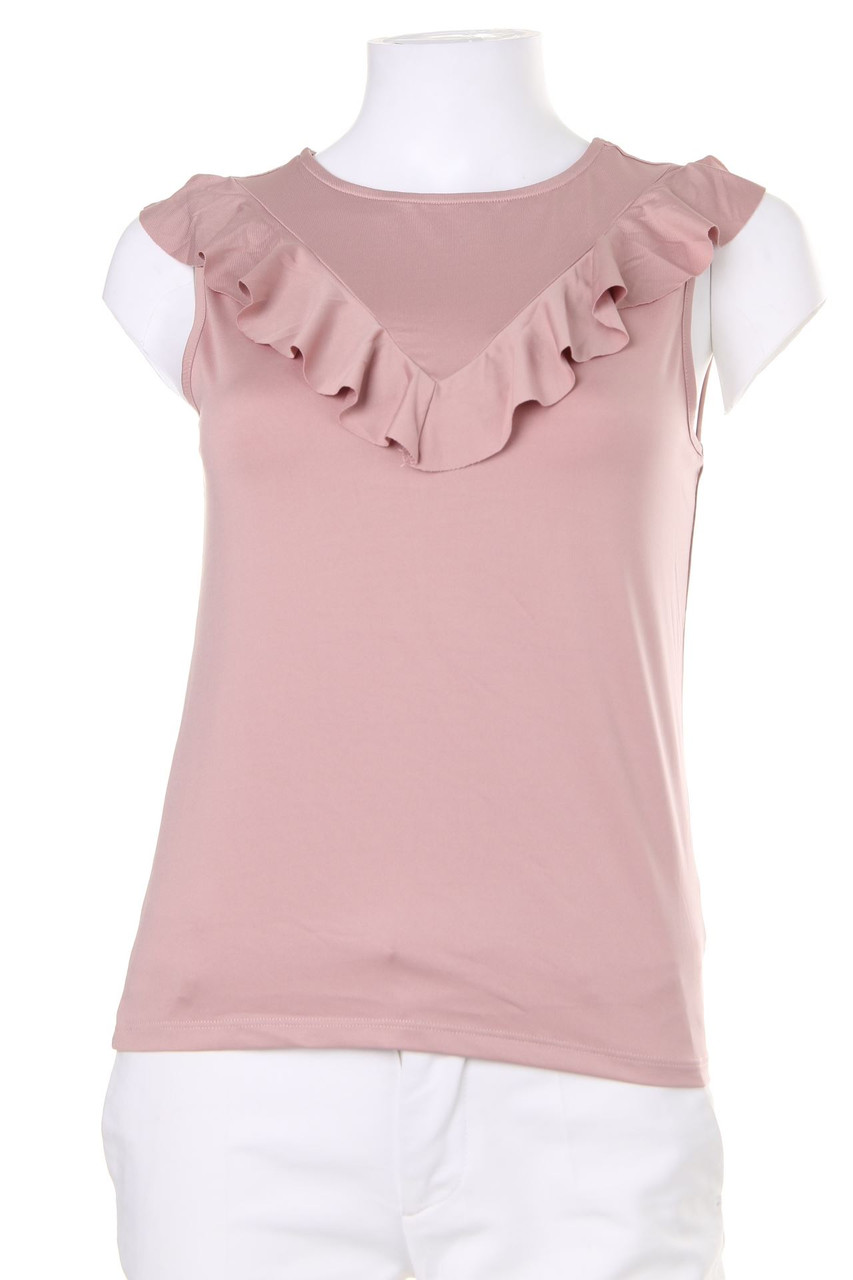 ONLY - Top mit Volants - XS