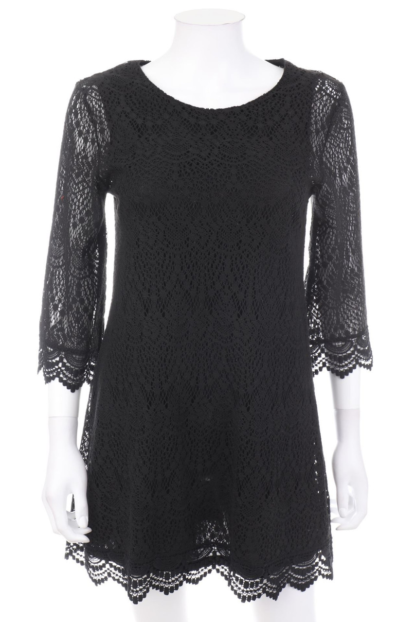 H&M DIVIDED - Kleid aus Spitze mit Keyhole - S