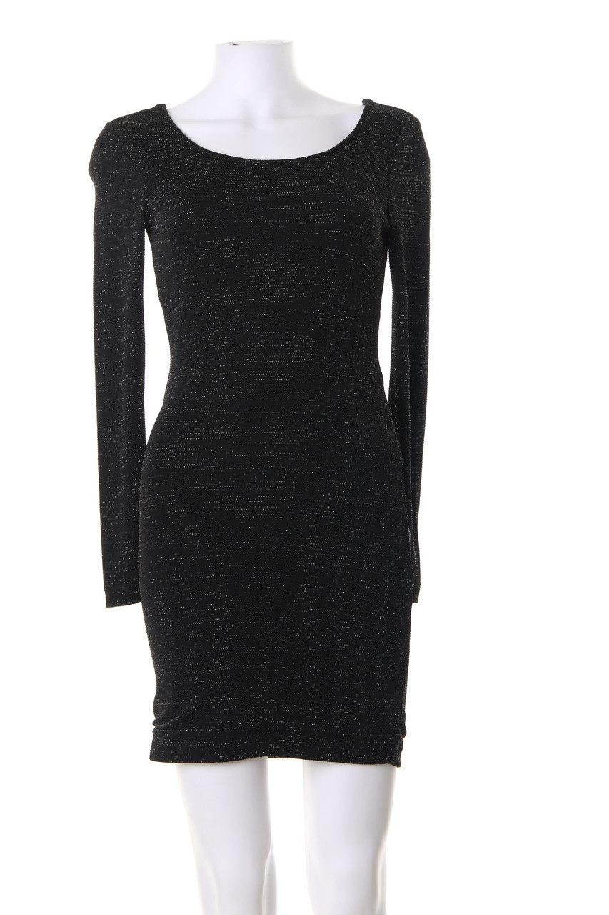 AMISU - Mini-Kleid mit Glitzer - D 34