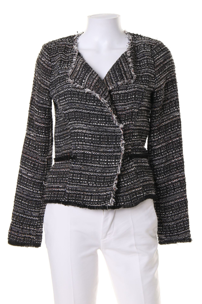 SECOND FEMALE - Bouclé Blazer with Fringes - S